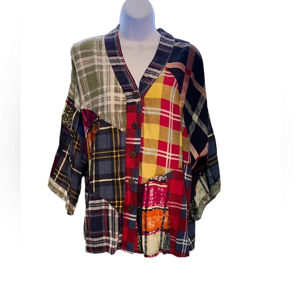 NWT. Blouse/Jacket by SacredThreads.S/M. LG/GR/GR01. 219348 - Picture 1 of 5